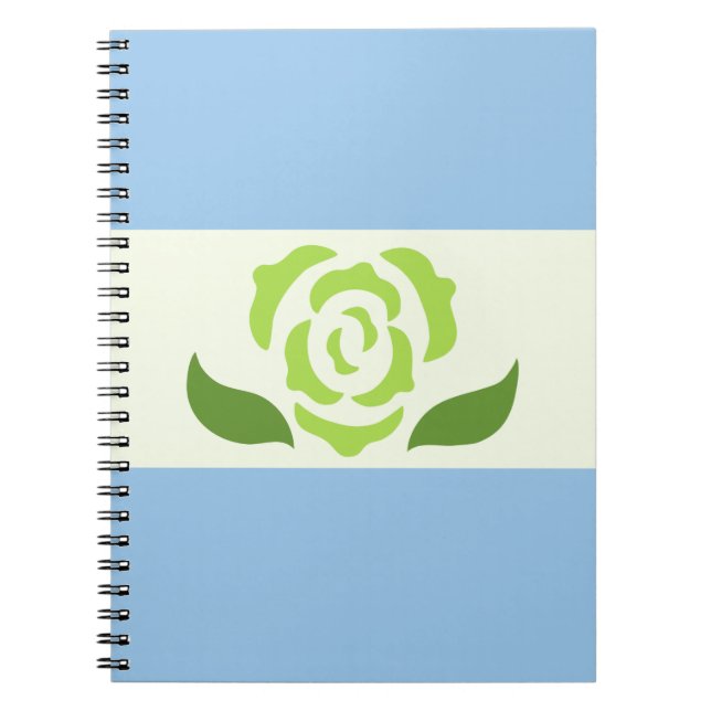 Achillean Flag  Notebook (Front)