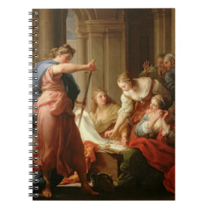 Achilles at the Court of King Lycomedes with his D Notebook