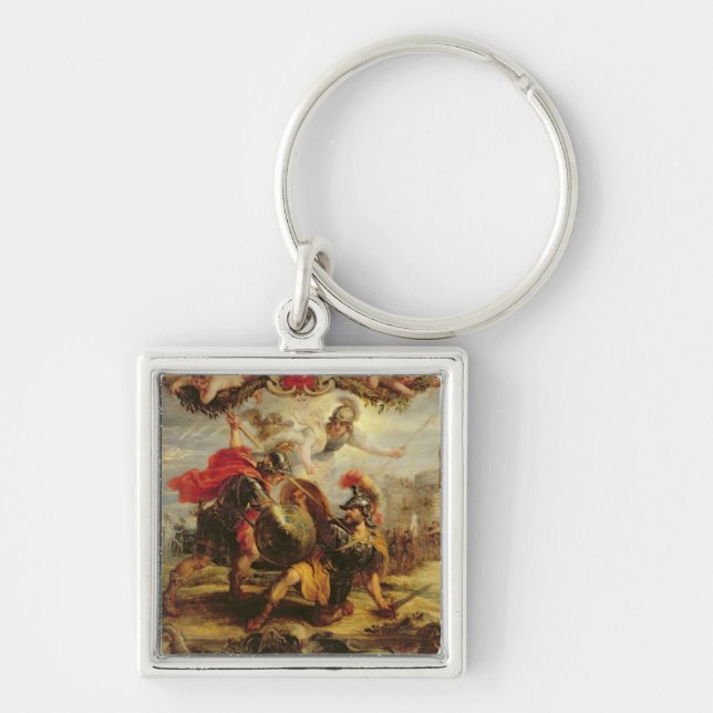 Achilles Defeating Hector, 1630-32 Key Ring (Front)