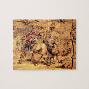 Achilles defeats Hector by Paul Rubens Jigsaw Puzzle
