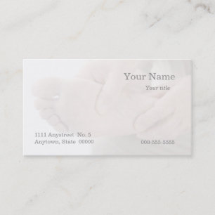 aching foot business card