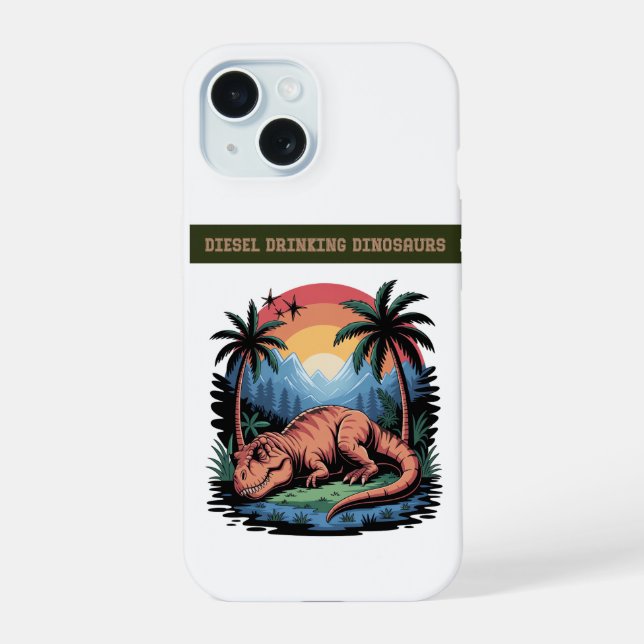 Aching head iPhone 15 case (Back)