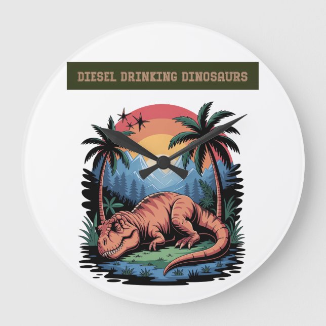 Aching head large clock (Front)