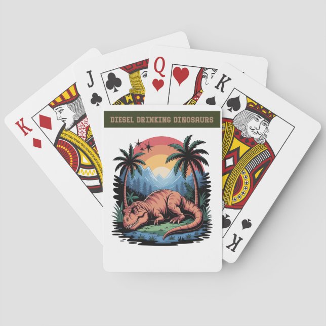 Aching head playing cards (Back)