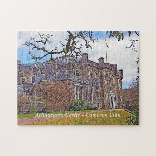 Achnacarry Castle – Cameron Clan Jigsaw Puzzle (Horizontal)