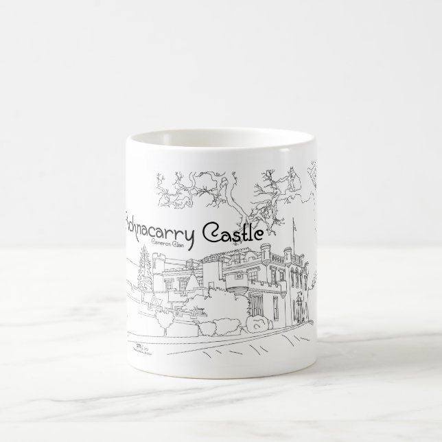 Achnacarry Castle Scotland Coffee Mug (Center)