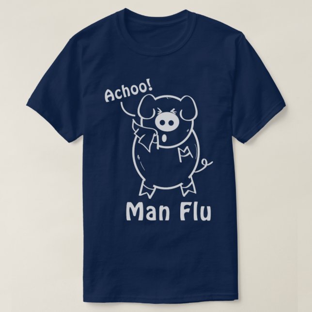 Achoo Man flu T-Shirt (Design Front)