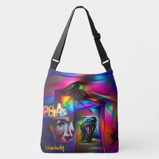 Achulophobia  crossbody bag (Front)