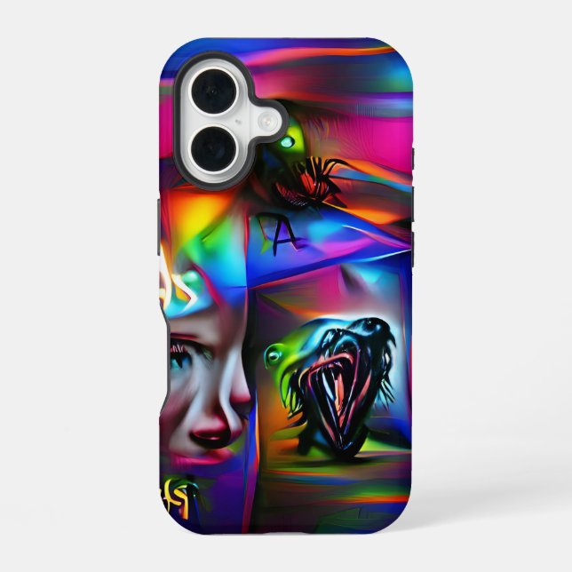 Achulophobia  iPhone 16 case (Back)