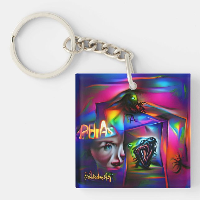 Achulophobia  key ring (Front)