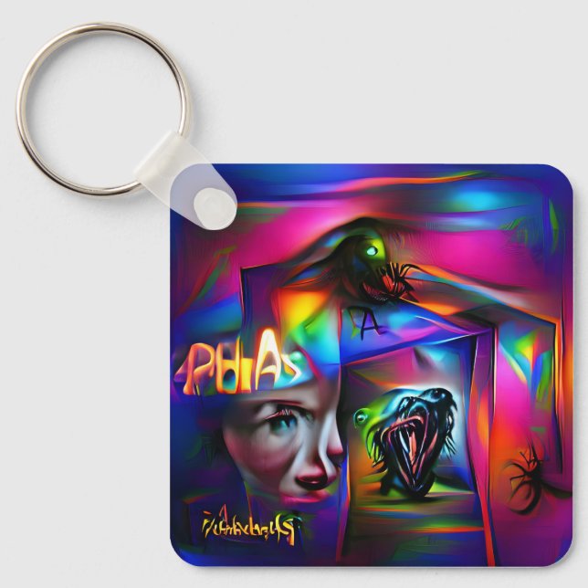 Achulophobia  key ring (Front)