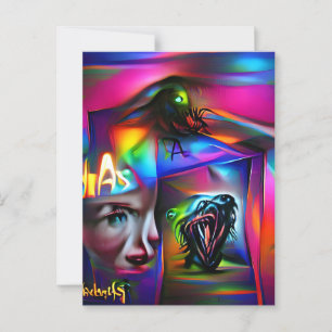Achulophobia  postcard