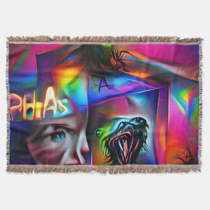 Achulophobia  throw blanket