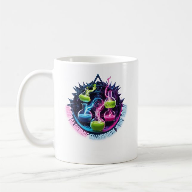 Acid Alchemy - Transform your view Coffee Mug (Left)
