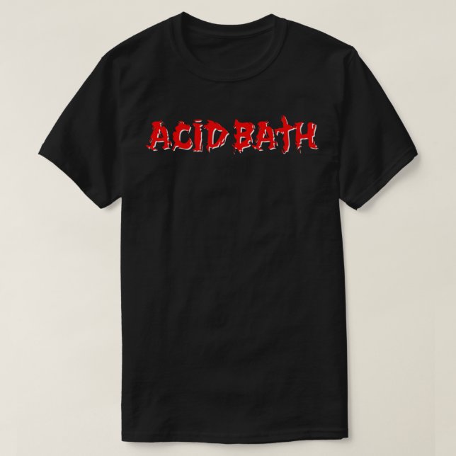 Acid Bath Band Logo Classic T-Shirt    (Design Front)