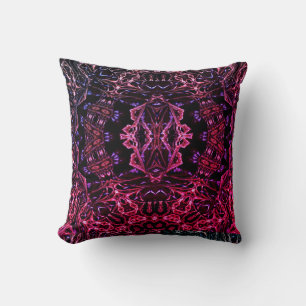 Acid Dreams Fractal Dimension Throw Cushion