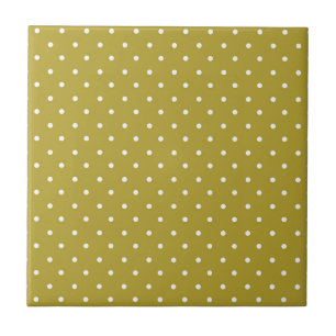 Acid green black checkerboard pattern ceramic tile