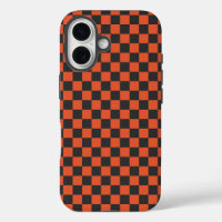 Acid green black chequerboard pattern Case-Mate iP