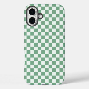 Acid green black chequerboard pattern Case-Mate iP iPhone 16 Plus Case
