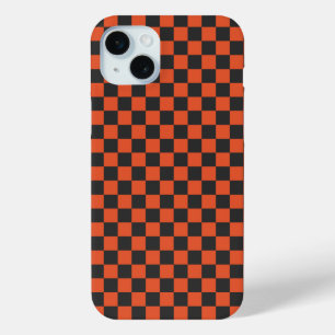 Acid green black chequerboard pattern Case-Mate iP iPhone 15 Mini Case
