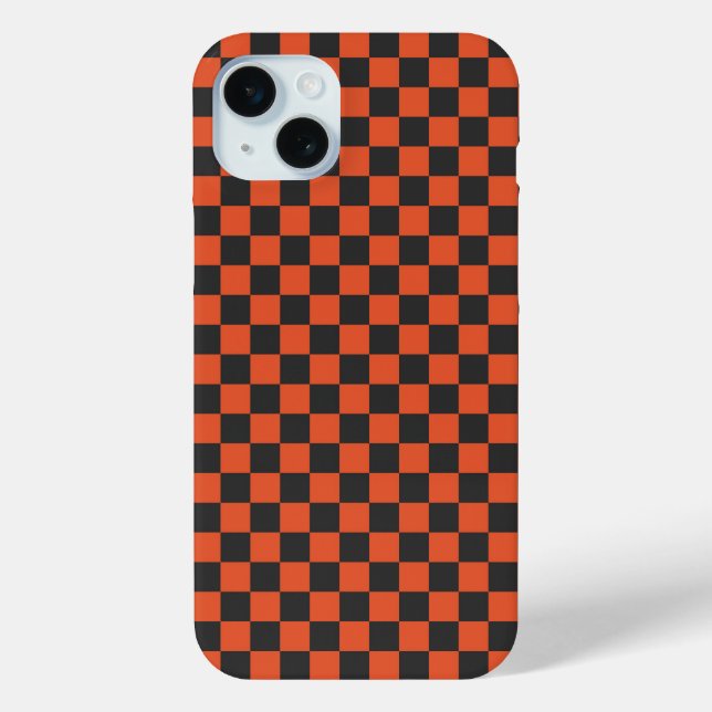 Acid green black chequerboard pattern Case-Mate iP iPhone Case (Back)