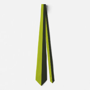 Acid Green - Greenish Black Tie