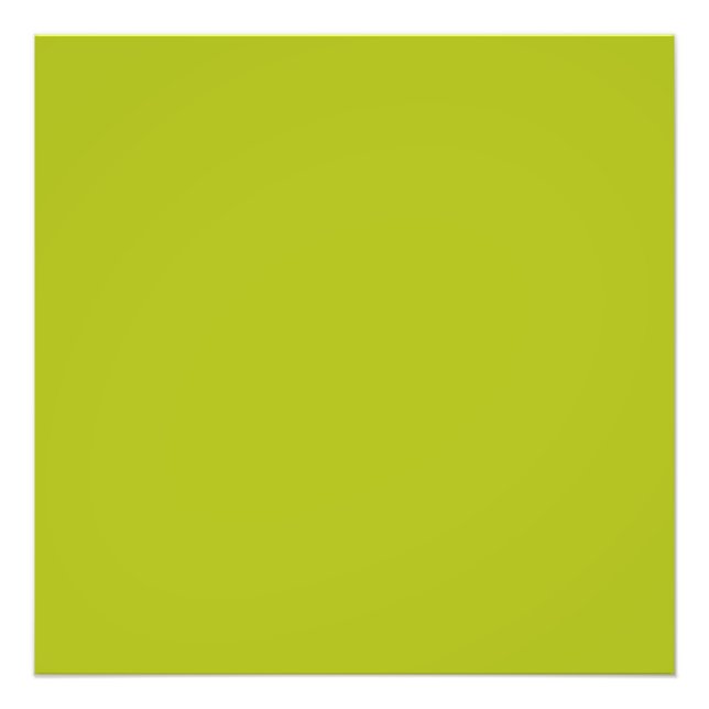 Acid Green (solid colour)  Photo Print (Front)