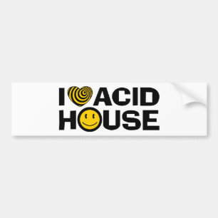 Acid House Bumper Sticker