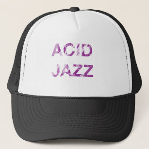 Acid Jazz Magenta Trucker Hat