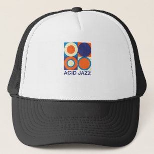 Acid Jazz Magenta Trucker Hat