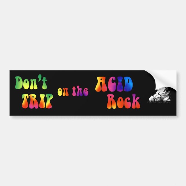 acid rock bumper2 bumper sticker (Front)