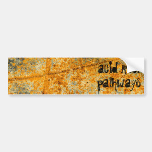 acid rust pathways bumper sticker