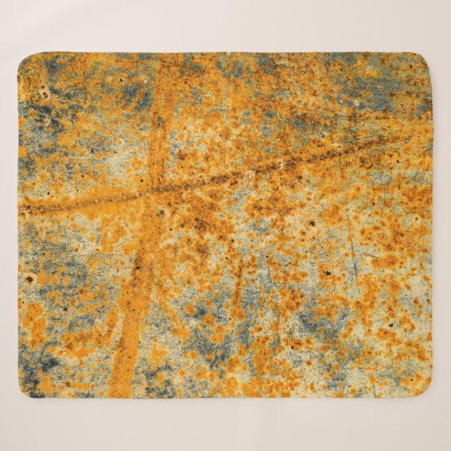 acid rust pathways sherpa blanket (Front (Horizontal))