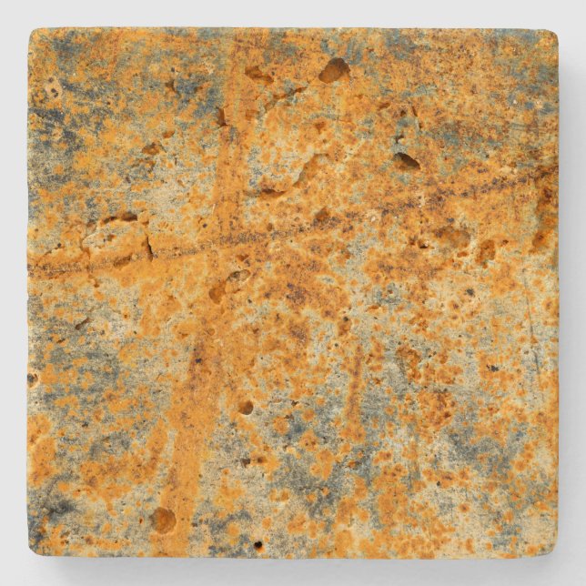 acid rust pathways stone coaster (Front)