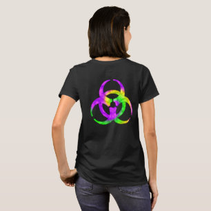 Acid Spiral Biohazard Symbol Shirt (backprint)