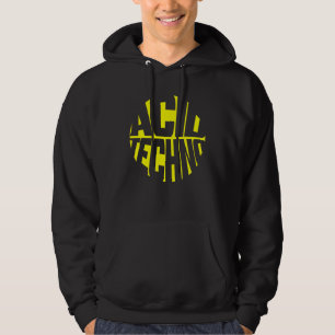 Acid Techno Circle Rave DJ 303 Festival Electronic Hoodie