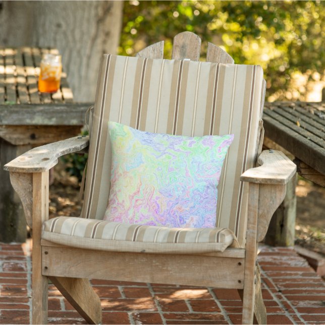 Acid Trip Swirls Cushion (Chair)