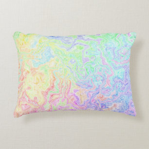 Acid Trip Swirls Decorative Cushion