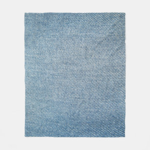 Acid wash blue jeans, denim texture. fleece blanket