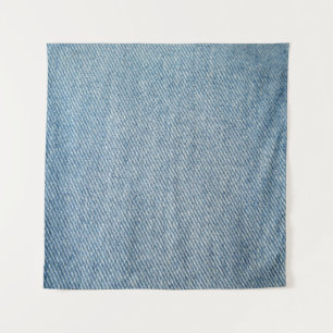 Acid wash blue jeans, denim texture. tapestry