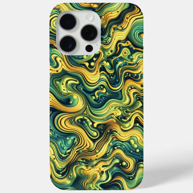 Acid Wave Camo, trippy design, camouflage pattern Case-Mate iPhone Case (Back)