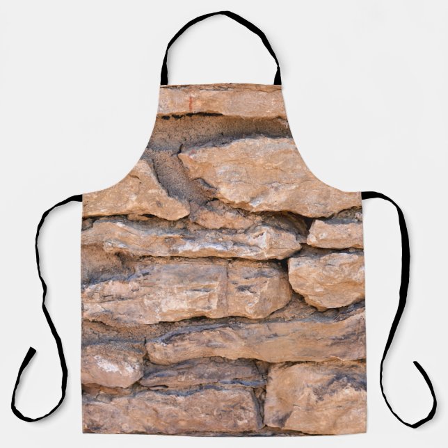 Acient brick wall. Grunge brick wall background. B Apron (Front)