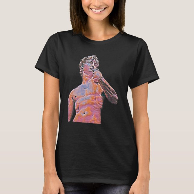 Acient Greek Statue Abstract Teacher 45 T-Shirt (Front)
