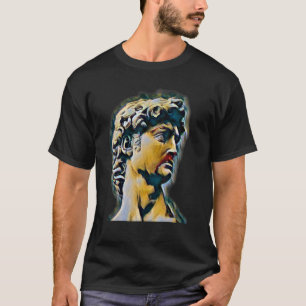 Acient Italy Roman Statue Abstract Teacher 123 T-Shirt