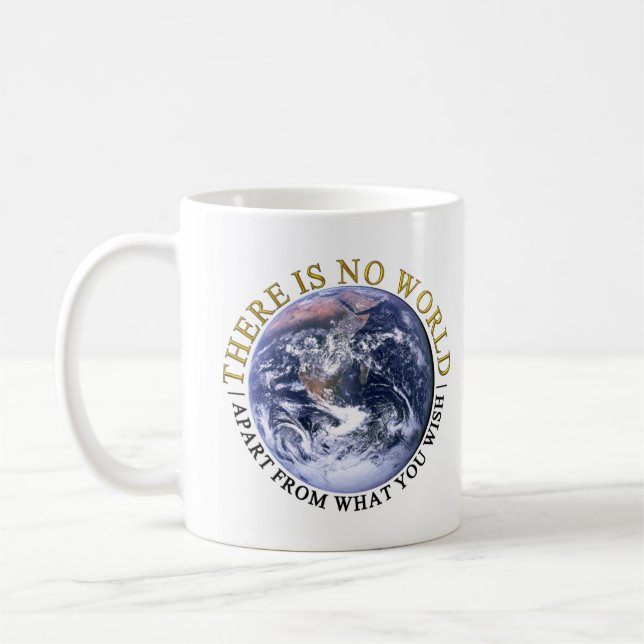 ACIM No World mug (Left)