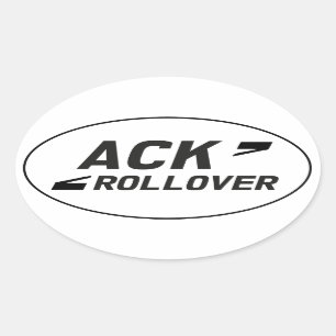 ACK oval Oval Sticker