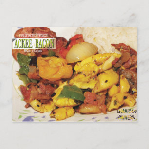 Ackee Bacon Postcard