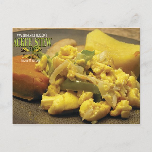 Ackee Fruit Stew Postcard (Front)