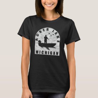 Acker Lake Fishing Michigan T-Shirt