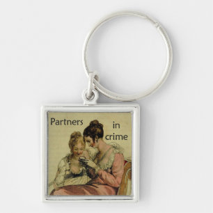 Ackermann Friendship "Partners in Crime" Key Ring
